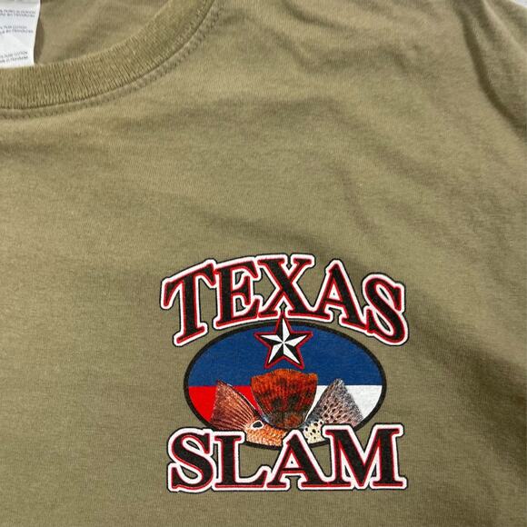 TEXAS SLAM Buck Wear Inc I caught a Mess in Texas Fishing T Shirt XXL - Picture 6 of 6